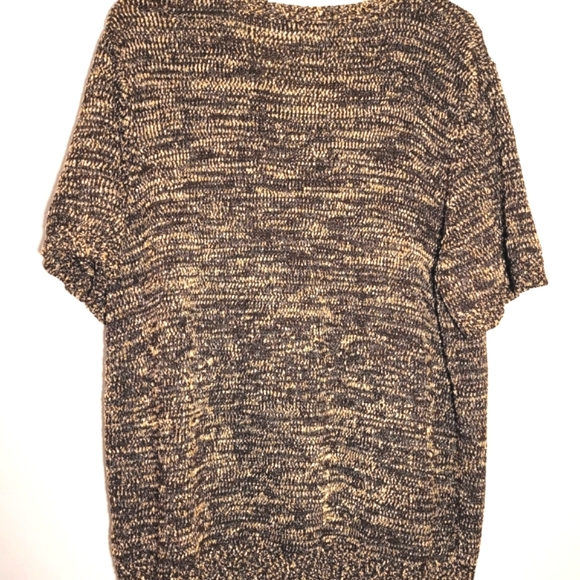 Sag Harbor Knit Brown Tan Sweater Classy Excellent Stetch 1X - Picture 4 of 4
